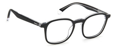 Premium Men Polaroid Eyeglasses: PLD D442 - Matte Ruthenium(2) - SpecSMART Eye Clinic (Diagonal View)